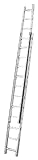 Hailo ProfiStep duo, 2-teilige Alu-Schiebeleiter, 2x15 Sprossen, Leiternteile einzeln verwendbar, belastbar bis 150 kg, made in Germany, 7215-001