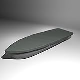 Premium Boot Persenning Bootsplane - Anka, Ruderboot, Schlauchboot, Angelboot & Co Bootsplane extrem reißfest Pioner, Terhi, GFK, Bavaria, Fishman, Verus, (B 570cm x T 250cm, Anthrazit)