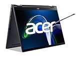 Acer TravelMate Spin P6 (TMP614RN-52-73UB) Convertible Notebook 14 Zoll Windows 10 Pro Laptop - WUXGA IPS Touch-Display, Intel Core i7-1165G7, 16 GB LPDDR4X RAM, 512 GB SSD, Intel Iris Xe Grafik