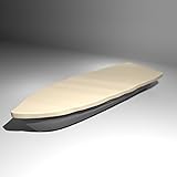 Premium Boot Persenning Bootsplane - Anka, Ruderboot, Schlauchboot, Angelboot & Co Bootsplane extrem reißfest Pioner, Terhi, GFK, Bavaria, Fishman, Verus, (B 420cm x T 140cm, Beige)