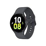 Samsung Galaxy Watch5 Smartwatch, Gesundheitsfunktionen, Fitness Tracker, ausdauernder Akku, Bluetooth, 44 mm, Graphite inkl. 36 Monate Herstellergarantie [Exklusiv bei Amazon]