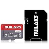512 GB Micro SD-Karte Hochgeschwindigkeitsklasse 10 microSDXC Entwickelt für Spielekonsolen, Android-Smartphones, Tablets und Heimüberwachungssysteme