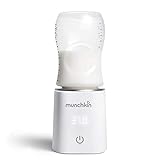 Der neue Munchkin 37° digitale Flaschenwärmer - die gute Temperatur, jedes Mal, Weiß, 1 Stück (1er Pack)