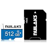 512 GB Micro SD-Karten mit Adapter High Speed Card Class 10 für Nintendo Switch, Android, Smartphone, Digitalkamera, Tablet und Drohne