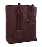 Gusti Shopper Leder - Cassidy Handtasche Ledertasche Umhängetasche Henkeltasche Laptoptasche 13L Tasche Damen groß Rot
