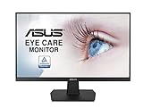 ASUS Eye Care VA27EHE | 27 Zoll Full HD IPS | Rahmenlos, TÜV zertifiziert, Blaulichtfilter, FreeSync | 75 Hz, 16:9 IPS Panel, 1920x1080 | HDMI, D-Sub, Schwarz