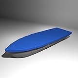 Premium Boot Persenning Bootsplane - Anka, Ruderboot, Schlauchboot, Angelboot & Co Bootsplane extrem reißfest Pioner, Terhi, GFK, Bavaria, Fishman, Verus, (B 570cm x T 250cm, Blau)