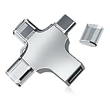 Steetek Dysk USB C 64 GB Adapter OTG 4 w 1 Micro USB/USB C/USB 2.0 Jump Flash Drive, kompatybilny z różnymi komputerami/tabletami/telefonami, kompatybilny z 3 typami interfejsów telefonu komórkowego