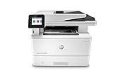 HP LaserJet Pro M428fdw Multifunktions-Laserdrucker (512 MB, Drucker, Scanner, Kopierer, Fax, WLAN, LAN, Duplex, Airprint) weiß, 4-in-1
