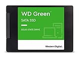 WD Green SATA SSD interne SSD 480 GB (2,5 Zoll Modul für den Einsatz in Laptops und Desktop PCs, SLC-Caching-Technologie, Stoßfest, WD F.I.T. Lab™-zertifiziert) grün
