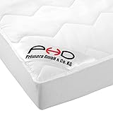 PHD Primera Matratzenschoner mit Spannbezug 180x200 cm - 60°C waschbar u. Allergiker-empfohlen für mehr Hygiene im Bett. Matratzenauflage und Matratzenschutz mit Spannumrandung für 180 x 200