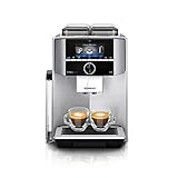 Siemens Kaffeevollautomat EQ.9 plus connect s700 TI9578X1DE, App-Steuerung, Barista-Modus, 6 Temperatureinstellungen, Premiummahlwerk, aromaIntense, automatische Dampfreinigung, 1500 W, edelstahl