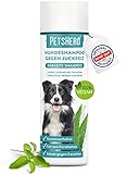 Hundeshampoo gegen Milben, Flöhe, Zecken & Parasiten - 250 ml - Parasiten Shampoo mit angenehmen Duft & optimal auf die Hundehaut angepasst - für Welpen geeignet - Dermatest Sehr gut