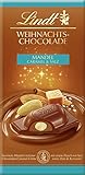 Lindt Weihnachts-Schokoladentafel mit Mandel Caramel & Salz | 100 g Tafel Salted Caramel | Schokoladengeschenk zu Weihnachten