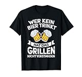 Grillen Tshirt Für Männer Lustig Barbeque Grillschürze BBQ T-Shirt