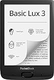 PocketBook e-Book Reader 'Basic Lux 3' (8 GB Speicher; 15,24 cm (6 Zoll) E-Ink Carta Display; SMARTlight; Wi-Fi) InkBlack, Ink Black