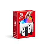 Nintendo Switch-Konsole (OLED-Modell) : Neue Version, intensive Farben, 7-Zoll-Bildschirm - mit einem wei�en Joy-Con