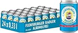 Flensburger Radler Alkoholfrei fruchtig und frisch, kalorienarm, Bier Dose Einweg (24 X 0.33 L)
