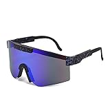 Polarisierte UV400-Schutzbrille Windschutz Radfahren Outdoor Sport Fahren Angeln Laufen Wandern Skifahren Glas (D05)