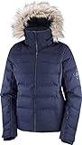 Salomon Damen Ski-Jacke, STORMCOZY JACKET W, Polyamid/Polyester, Blau (Night Sky), Größe: M, LC1381600