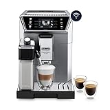 De'Longhi PrimaDonna Class ECAM 550.85.MS Kaffeevollautomat mit LatteCrema Milchsystem, Cappuccino und Espresso auf Knopfdruck, 3,5 Zoll TFT Farbdisplay und App-Steuerung, silber
