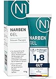 N1 Narbengel 19g - [Narbensalbe/Narbencreme auf Siliziumbasis] - für neue und alte Narben - Narbenpflege für flachere, weichere, elastischere und weniger sichtbare Narben - Apothekenprodukt