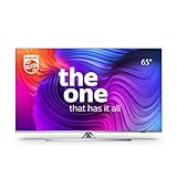 Philips 65PUS8506/12 164 cm (65 Zoll) Fernseher (4K UHD, HDR10+, 60 Hz, Dolby Vision & Atmos, 3-seitiges Ambilight, Smart TV mit Google Assistant, Works with Alexa, Triple Tuner, hellgrau)