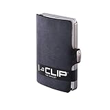 I-CLIP Original Silver Soft Touch Black, Geldbörse, Kartenetui, Wallet