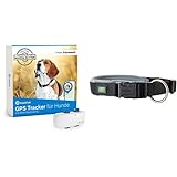 Tractive GPS Tracker für Hunde + Hunter NEOPREN Vario Plus Halsung, Hundehalsband 30/1,5 (XS-S)