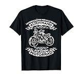 Unterschätze niemals einen alten Mann auf einem Motorrad T-Shirt