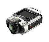 Ricoh WG-M2 kompakte und leichte Actioncam (4K-Video, 204 Grad Ultraweitwinkel-Objektiv) silber