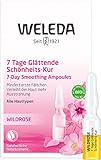 WELEDA Bio Wildrose 7 Tage Glättende Schönheitskur, Naturkosmetik Pflegeöl Kur zur Minderung von Falten und für mehr Ausstrahlung der Haut im Gesicht, zur siebentägigen Verwendung (7 x 0,8 ml)