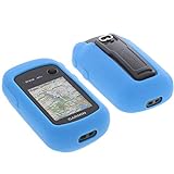 foto-kontor Tasche kompatibel mit Garmin eTrex 30x Schutzhülle Silikon Case Schutz Hülle blau