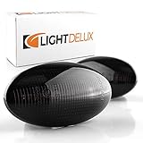 LIGHTDELUX Ersatz für 2 x LED Seitenblinker Blinker Kotflügel-Blinker mit Zulassung V-170523LG