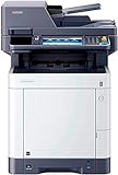 Kyocera Klimaschutz-System Ecosys M6230cidn 3-in-1 Farblaser Multifunktionssystem. Drucker, Kopierer, Scanner mit Touchpanel. Mobile Print-Unterstützung für Smartphone und Tablet, Grau
