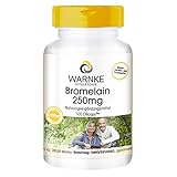 Bromelain Kapseln - 250mg Bromelain pro Kapsel - 600 F.I.P - natürliches Ananasenzym - vegan & hochdosiert - 100 Kapseln