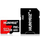 512 GB Speicherkarte Klasse 10 Micro SD Karte für Nintendo Switch, Android Smartphone, Sicherheitskamera, Tablet und Drohne (512 GB)