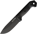 Ka-Bar Becker Companion, Black GFN Handle, Black Blade, Plain Edge