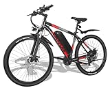 VARUN E-Bike Damen Herren E-Mountainbike Aluminiumlegierung 27.5 Zoll Elektrofahrrad mit 250W 48V 12.5Ah(360WH) Abnehmbarer Lithium-Ionen-Akku