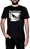 Bauhaus - Fledermaus Flügel - Bela Lugosis Tot Schwarz T-Shirt Herren Kurzarm Black T-Shirt Men's