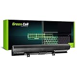 Green Cell Akku für Toshiba Satellite L50-C-271 L50-C-272 L50-C-275 L50-C-29E L50-C-29F L50-C-29G L50-C-29H L50-C-29J L50-C-29K L50-C-29L L50-C-29W Laptop (2200mAh 14.4V Schwarz)