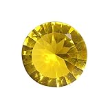 REAL-GEMS Ausgezeichnetes diamantgeschnittenes gelbes Citrin 32,65 Ct. Facettiertes feines gelbes Citrin-Labor stellte Edelstein für Schmuck her