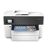 HP OfficeJet Pro 7730 A3-Multifunktionsdrucker (DIN A3, Drucker, Scanner, Kopierer, Fax, WLAN, Duplex, Airprint, 500 Blatt Papierfach) weiß