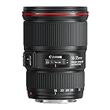 Canon 9518B005AA Zoomobjektiv EF 16-35mm F4L IS USM Ultraweitwinkel für EOS (77mm Filtergewinde, Bildstabilisator), schwarz