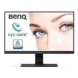 BenQ GW2480 60,45cm (23,8 Zoll) LED Monitor (Full-HD, Eye-Care, IPS-Panel Technologie, HDMI, DP, Lautsprecher) schwarz