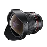 Walimex Pro 8 mm f1:3,5 Festbrennweite manueller Fokus Ultraweitwinkelobjektiv (geeignet für Canon EF Mount Kamera Objektiv für Systemkamera Canon EOS 1200D 5D 80D 1D Mark II N 1D Mark III)