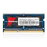 Kuesuny 8 GB DDR3L / DDR3 1600 MHz Sodimm-RAM PC3L / PC3-12800S PC3L / PC3-12800 1,35 V / 1,5 V CL11 204 Pin 2RX8 Dual-Rank-RAM ohne Puffer ohne Puffer, ideal für das Upgrade von Notebooks