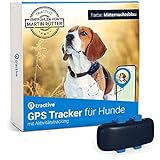 Tractive GPS Tracker für Hunde. Empfohlen von Martin Rütter. Live-Ortung. Unbegrenzte Reichweite. Passt auf alle Halsbänder (Dunkelblau)