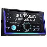 JVC KW-DB93BT Doppel-DIN CD-Receiver mit Digitalradio (DAB+), Bluetooth-Freisprechfunktion und Audiostreaming Schwarz