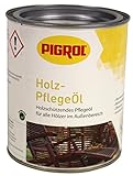 Pigrol Holzpflegeöl 0,75L Speziell für Teakholz Hartöl Gartenmöbelöl Terrassenöl Holzöl